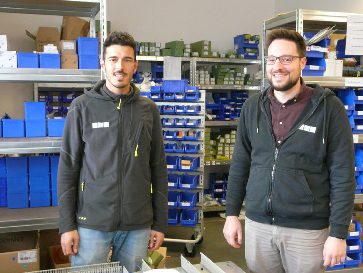 Florian Becker and Tim Flinspach Florian Becker (right) and Tim Flinspach have implemented several new EPLAN Platform functions and tools.